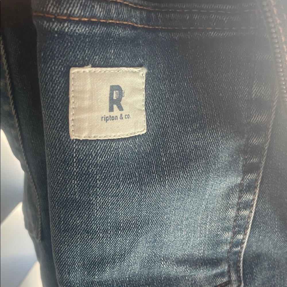 Blue Denim Jumpsuit - Picture 5 of 8